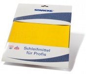 Small packaging units with paper and cloth backing for hand sanding