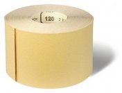 Rolls and workshop rolls with paper and cloth backing for hand sanding.