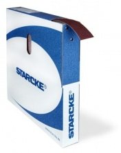 Rolls and workshop rolls with paper and cloth backing for hand sanding.