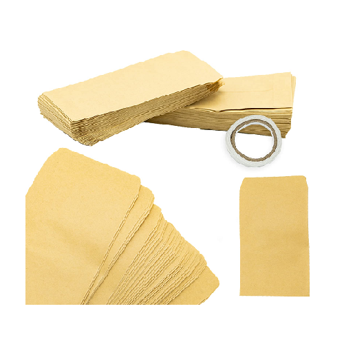 Yellow Metal fold Seed Packet
