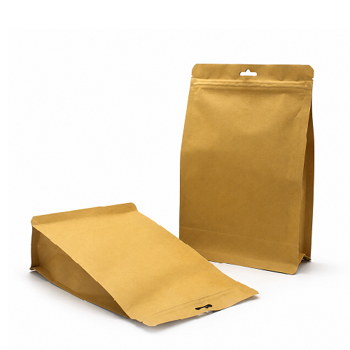 Kraft Seed Container with Flap