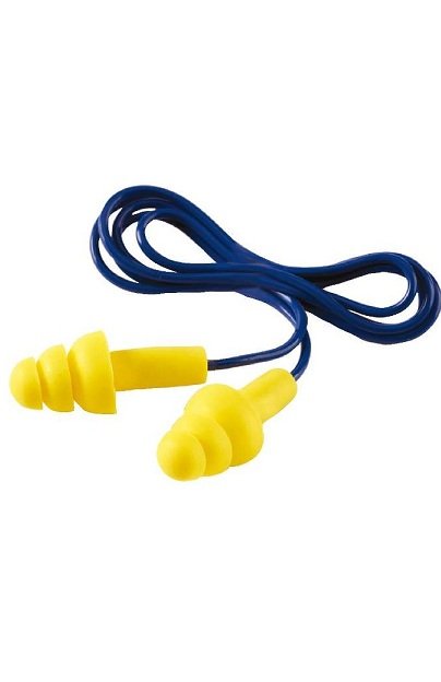 Re-usable earplug 3Mâ„¢ E-A-RUltra Fit hanging cord
